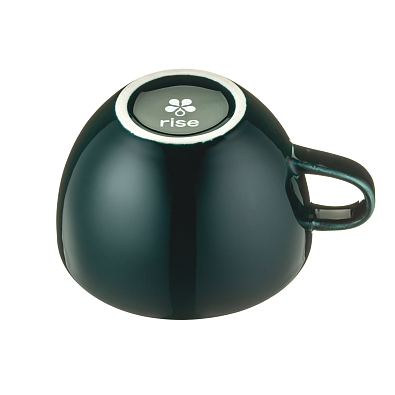 Кофейная пара RISE 320 мл кобальтово-зеленая